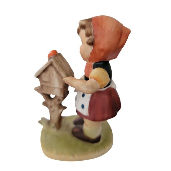 Vintage Figurines "Postman & Little Miss Mail" Hand-Painted Porcelain 5" JAPAN - Picture 10 of 13